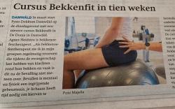 Krant: Cursus Bekkenfit 